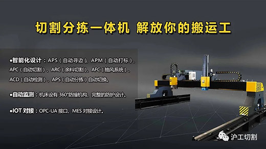 itb8888通博全自动等离子切割分拣一体机